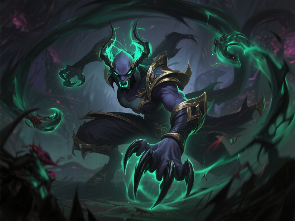 英雄联盟不停机更新:纳亚菲利遭削弱并修复多项BUG 举例来说,纳亚菲利的技能【暗影爪击】此前